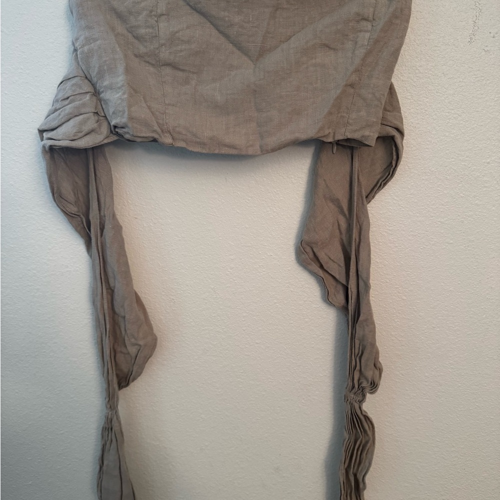 Zara Tan Crop Top